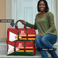 Custom Africa Cricket Zimbabwe Travel Bag Zimbabwean Pattern Flag Motif