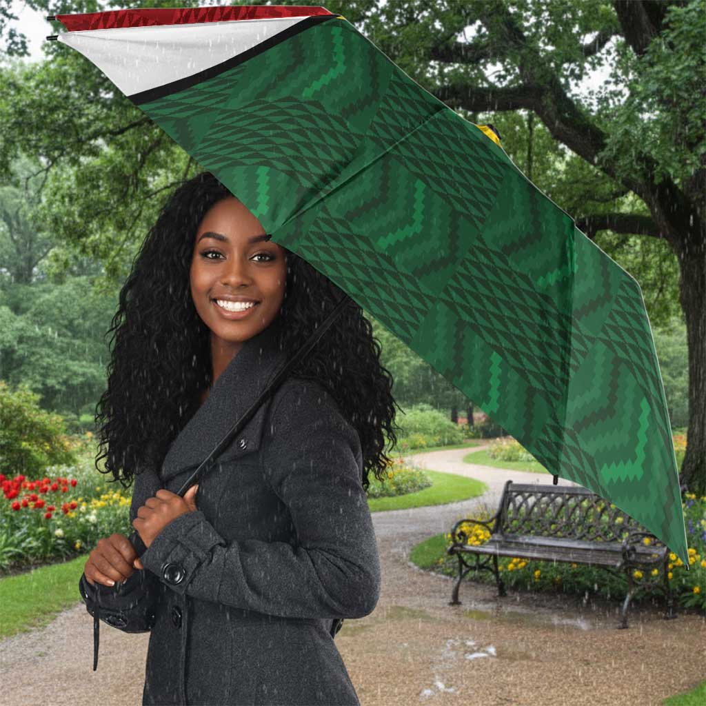 Custom Africa Cricket Zimbabwe Umbrella Zimbabwean Pattern Flag Motif