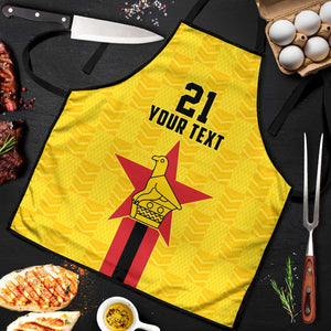 Custom Africa Football Zimbabwe Apron The Warriors Zimbabwe Bird