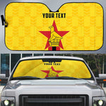 Custom Africa Football Zimbabwe Auto Sun Shade The Warriors Zimbabwe Bird
