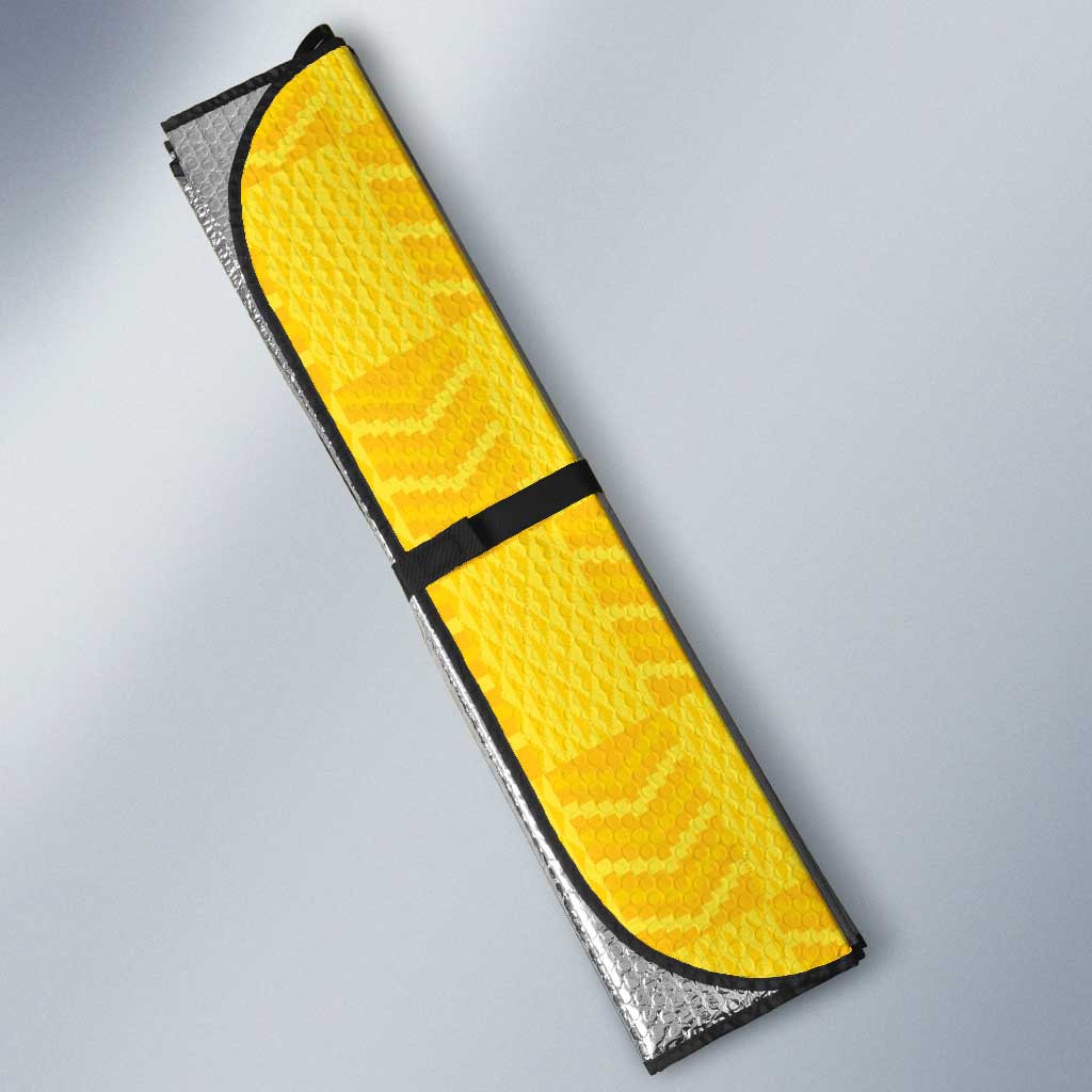 Custom Africa Football Zimbabwe Auto Sun Shade The Warriors Zimbabwe Bird