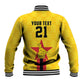 Custom Africa Football Zimbabwe Baseball Jacket The Warriors with Zimbabwe Bird - African Pride