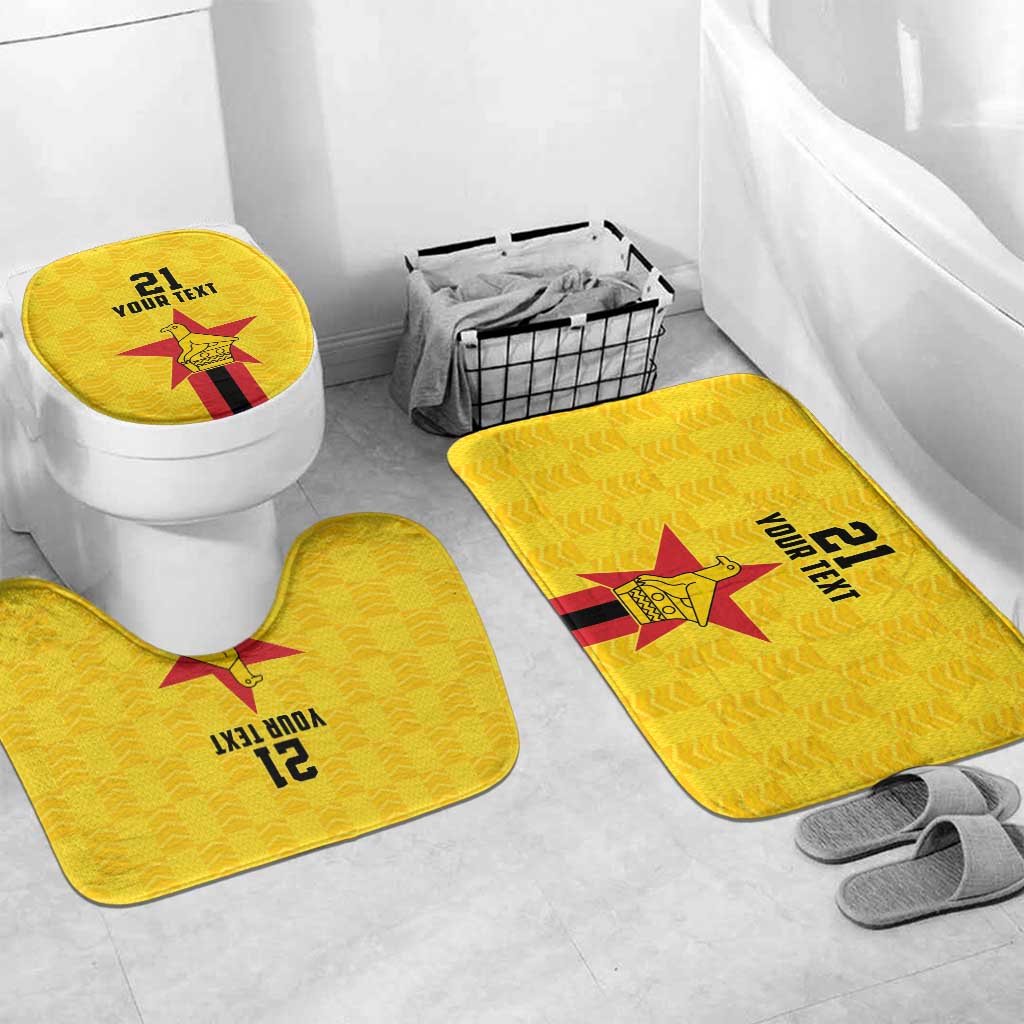 Custom Africa Football Zimbabwe Bathroom Set The Warriors Zimbabwe Bird