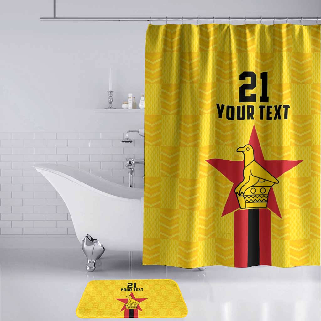 Custom Africa Football Zimbabwe Bathroom Set The Warriors Zimbabwe Bird