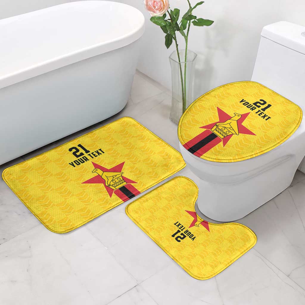 Custom Africa Football Zimbabwe Bathroom Set The Warriors Zimbabwe Bird