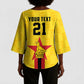 Custom Africa Football Zimbabwe Kimono Sleeve Blouse The Warriors Zimbabwe Bird
