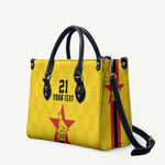 Custom Africa Football Zimbabwe Leather Bag The Warriors Zimbabwe Bird
