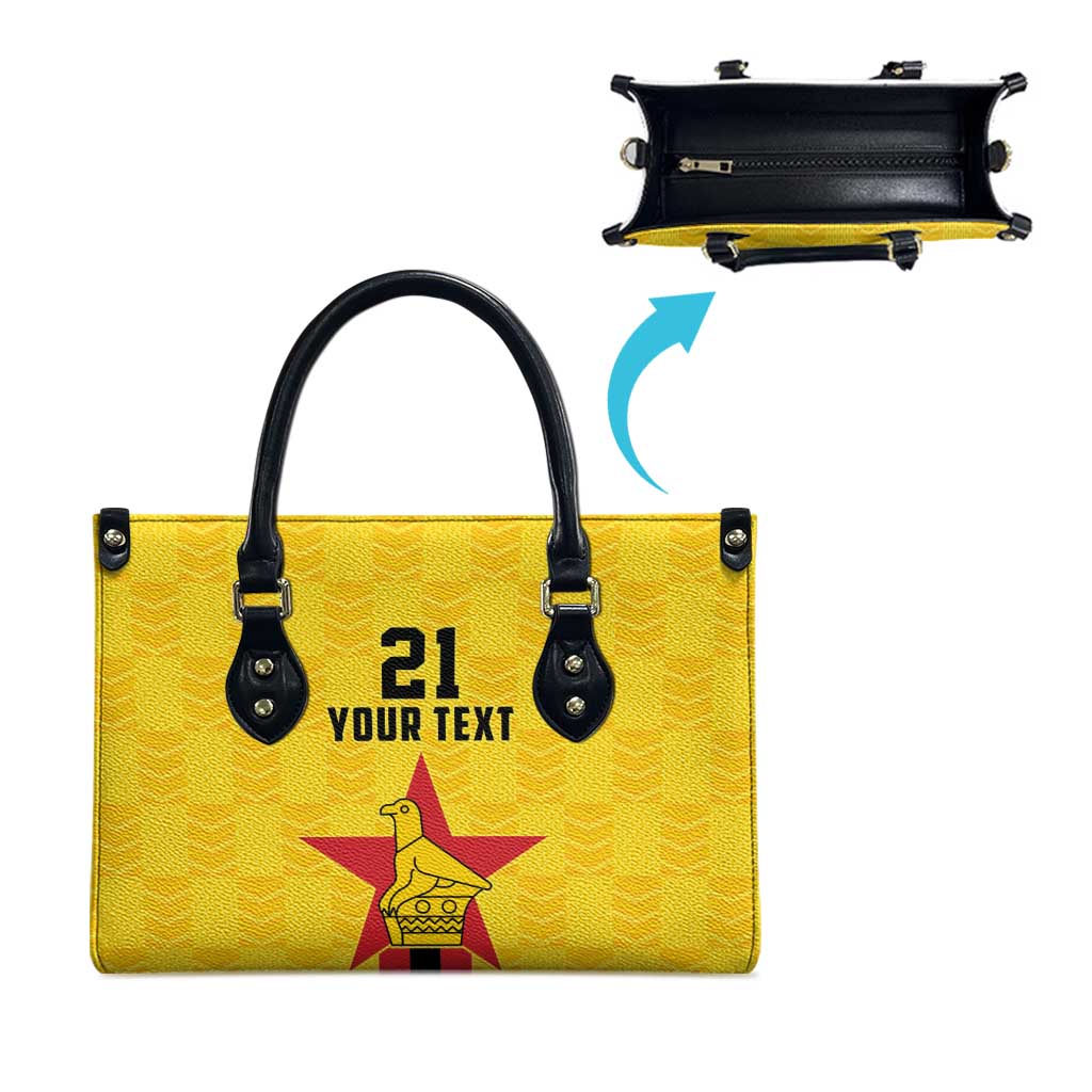 Custom Africa Football Zimbabwe Leather Bag The Warriors Zimbabwe Bird