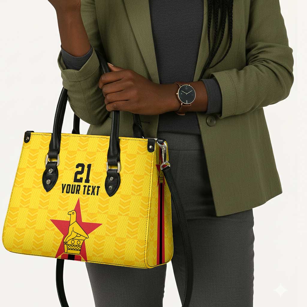 Custom Africa Football Zimbabwe Leather Bag The Warriors Zimbabwe Bird