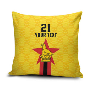 Custom Africa Football Zimbabwe Pillow Cover The Warriors Zimbabwe Bird