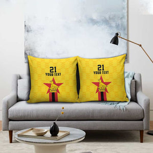 Custom Africa Football Zimbabwe Pillow Cover The Warriors Zimbabwe Bird