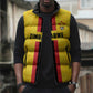 Custom Africa Football Zimbabwe Sleeveless Puffer Jacket The Warriors Zimbabwe Bird