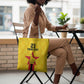 Custom Africa Football Zimbabwe Tote Bag The Warriors Zimbabwe Bird