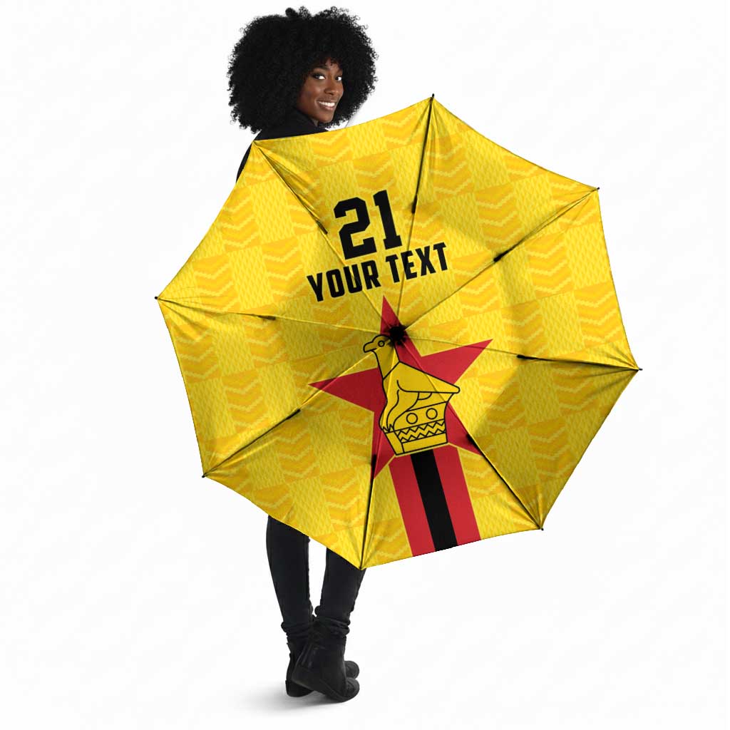 Custom Africa Football Zimbabwe Umbrella The Warriors Zimbabwe Bird