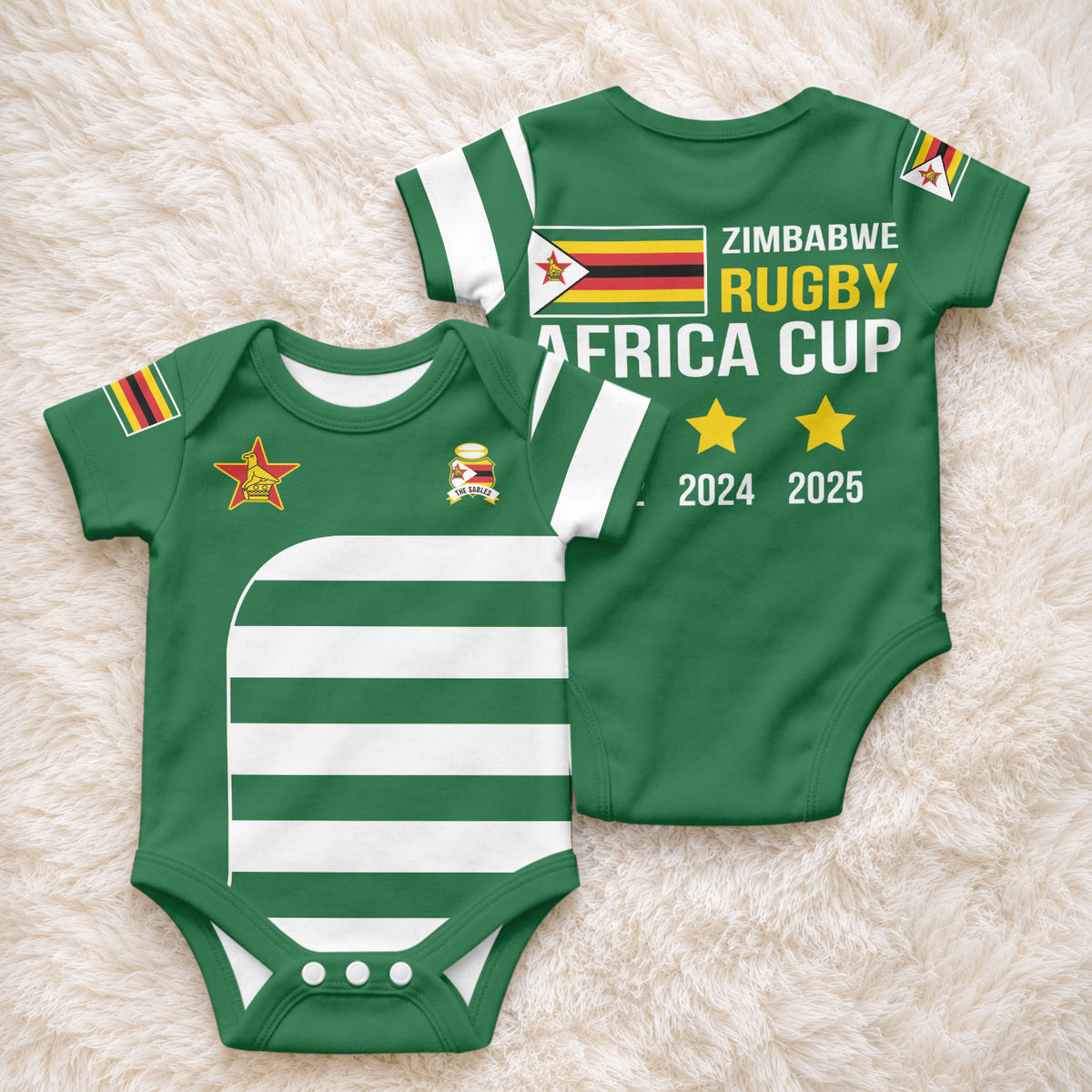 Zimbabwe Rugby History Champion Baby Onesie One For The History Sables