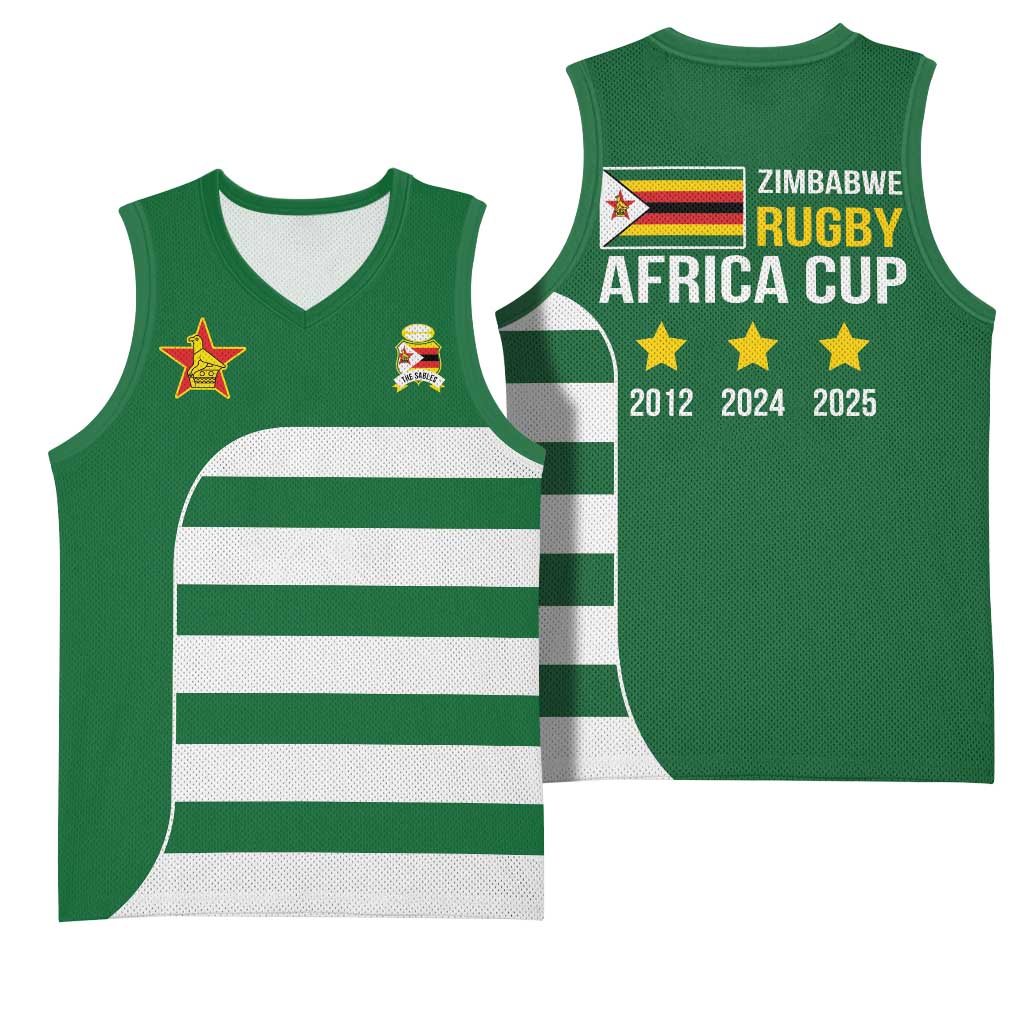 Zimbabwe Rugby History Champion Basketball Jersey One For The History Sables LT9