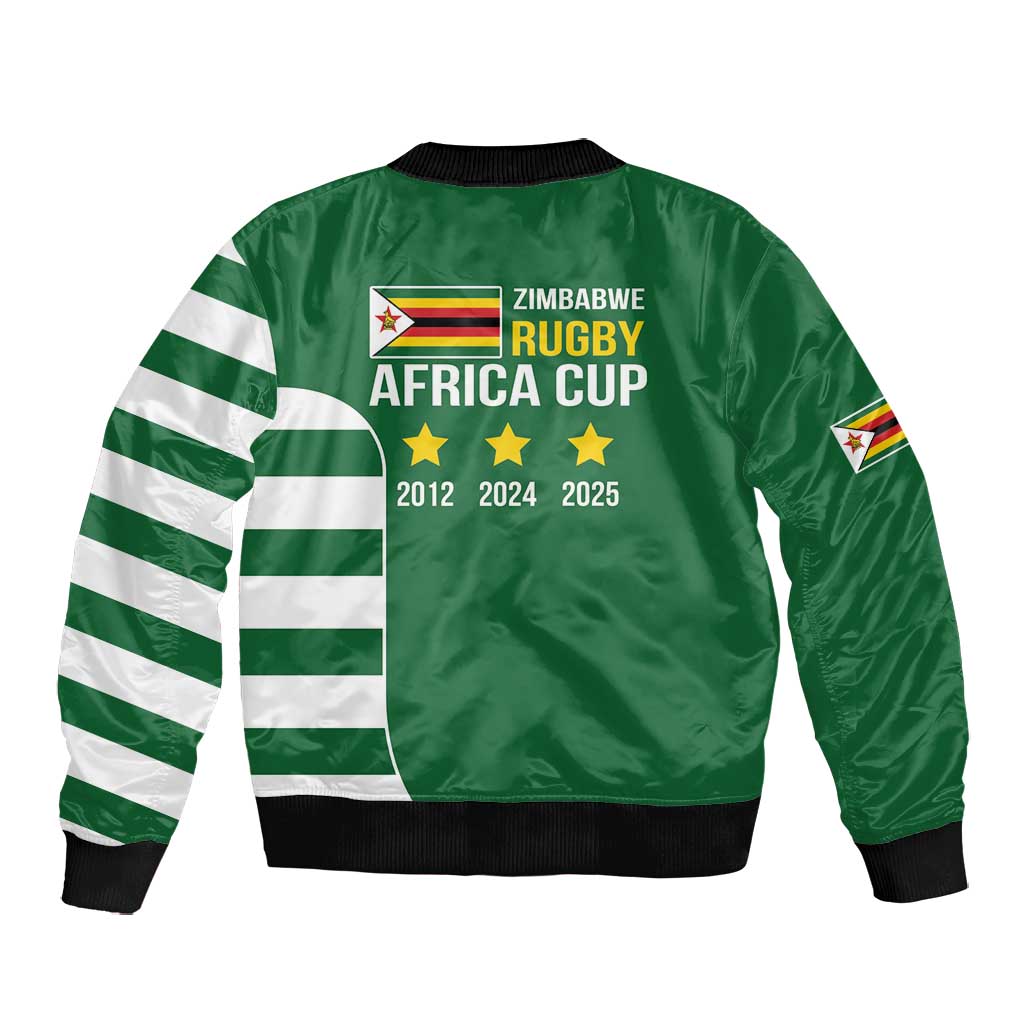 Zimbabwe Rugby History Champion Bomber Jacket One For The History Sables - African Pride