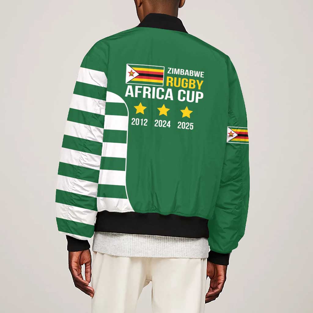 Zimbabwe Rugby History Champion Bomber Jacket One For The History Sables - African Pride