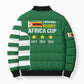 Zimbabwe Rugby History Champion Bomber Puffer Jacket One For The History Sables