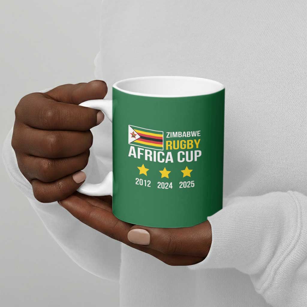 Zimbabwe Rugby History Champion Ceramic Mug One For The History Sables