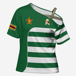 Zimbabwe Rugby History Champion Cross Shoulder Shirt One For The History Sables