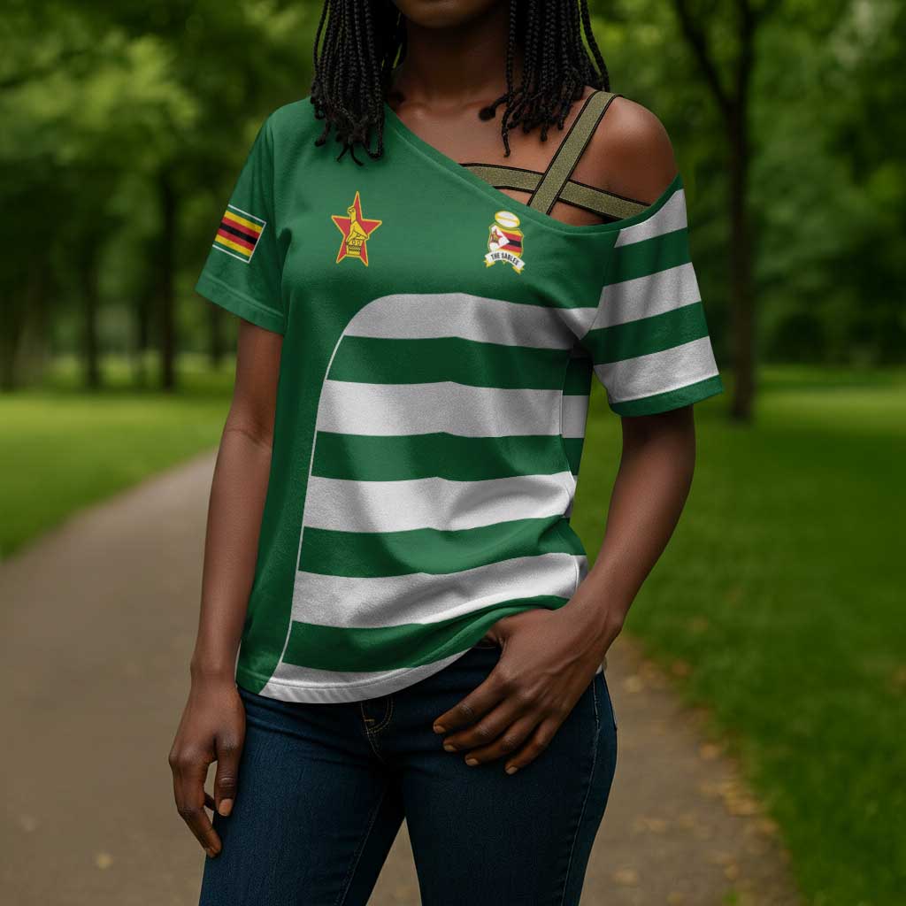 Zimbabwe Rugby History Champion Cross Shoulder Shirt One For The History Sables