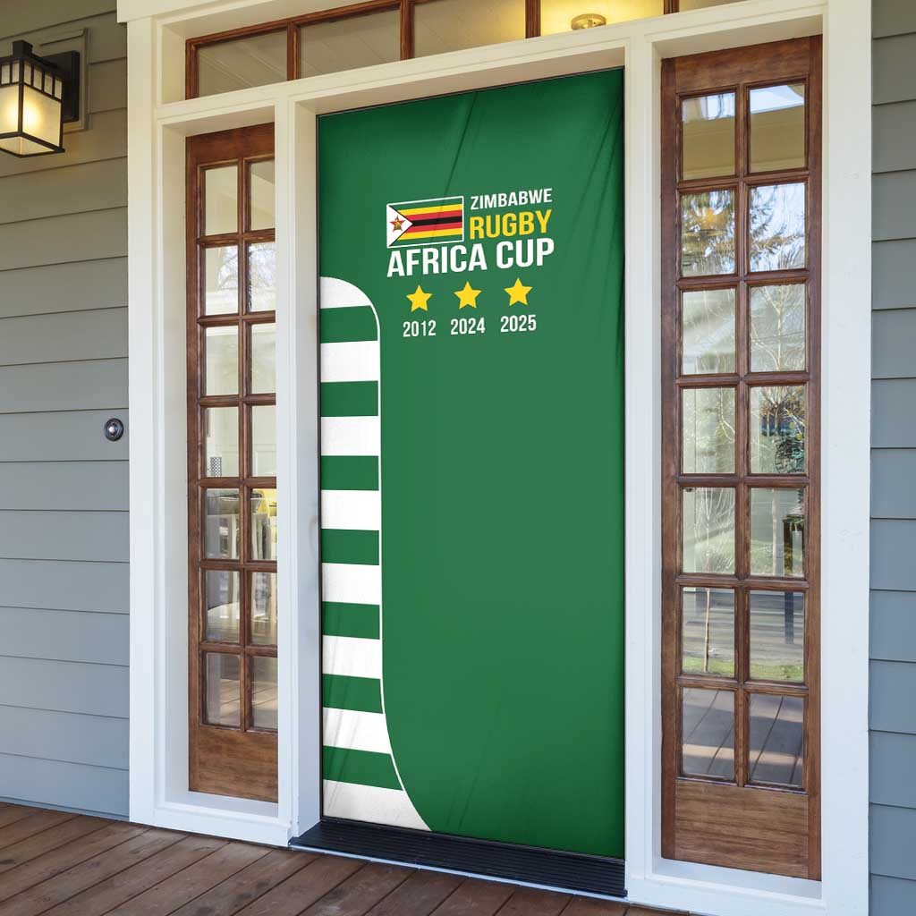 Zimbabwe Rugby History Champion Door Cover One For The History Sables