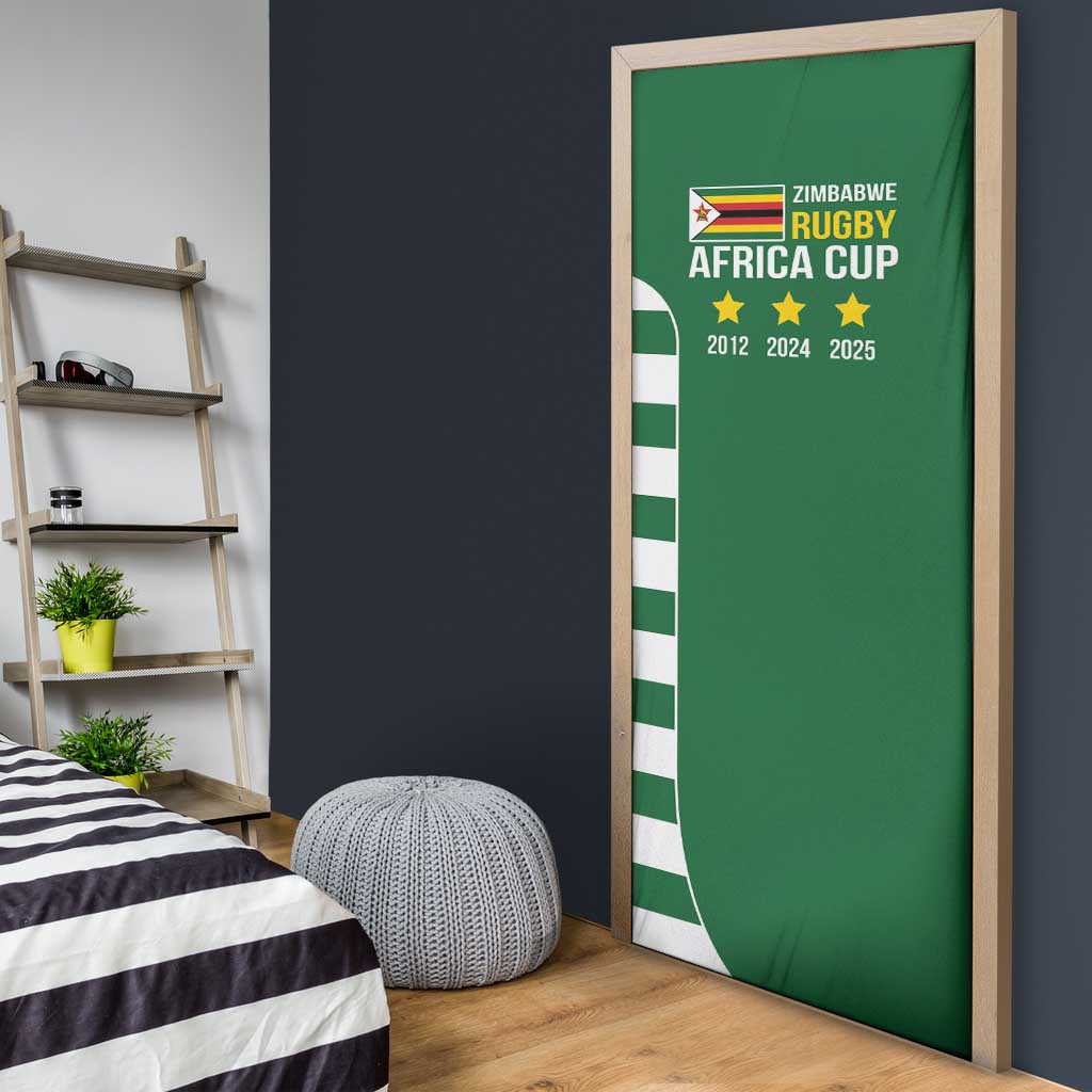 Zimbabwe Rugby History Champion Door Cover One For The History Sables