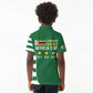 Zimbabwe Rugby History Champion Kid Polo Shirt One For The History Sables - African Pride