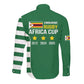 Zimbabwe Rugby History Champion Long Sleeve Button Shirt One For The History Sables - African Pride