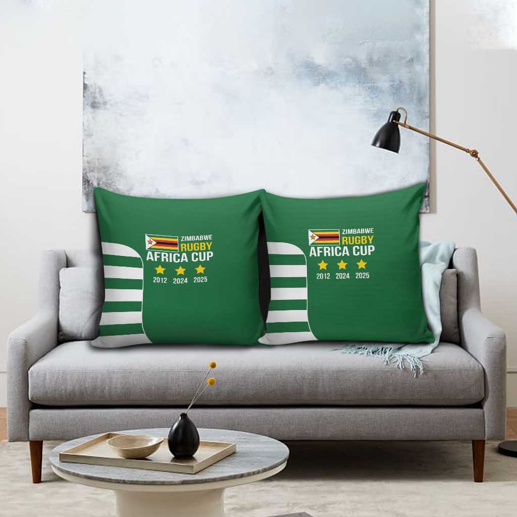 Zimbabwe Rugby History Champion Pillow Cover One For The History Sables