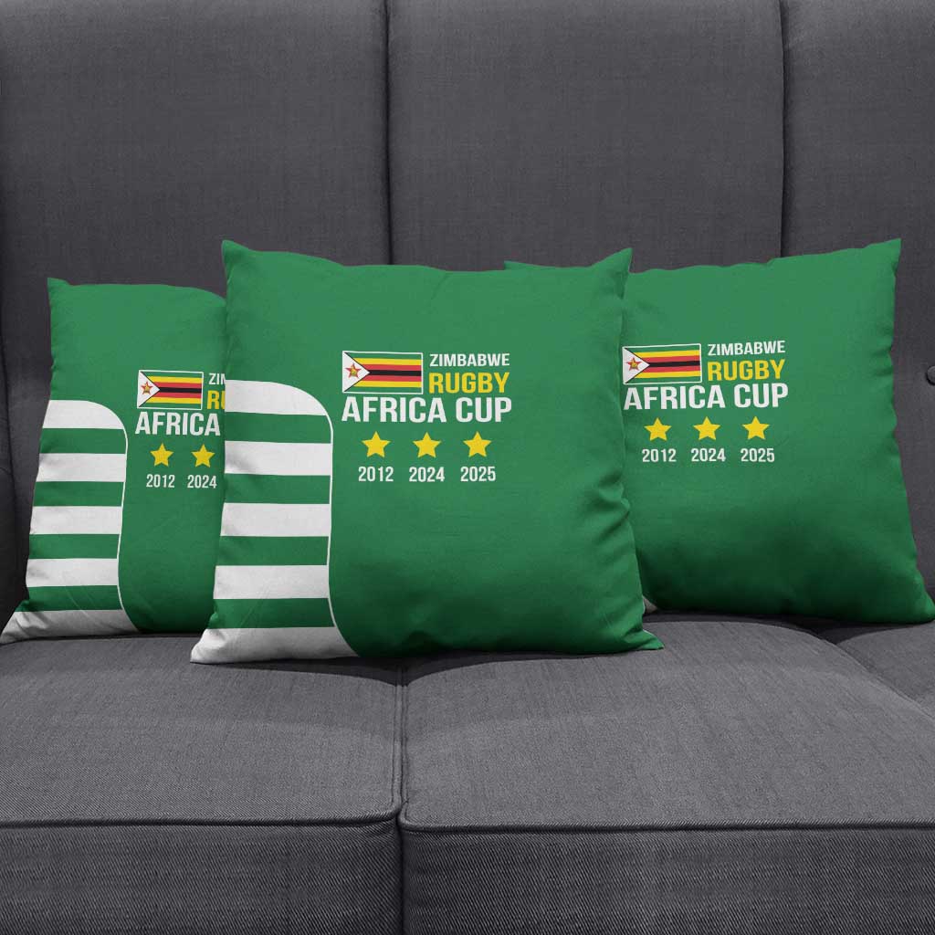 Zimbabwe Rugby History Champion Pillow Cover One For The History Sables