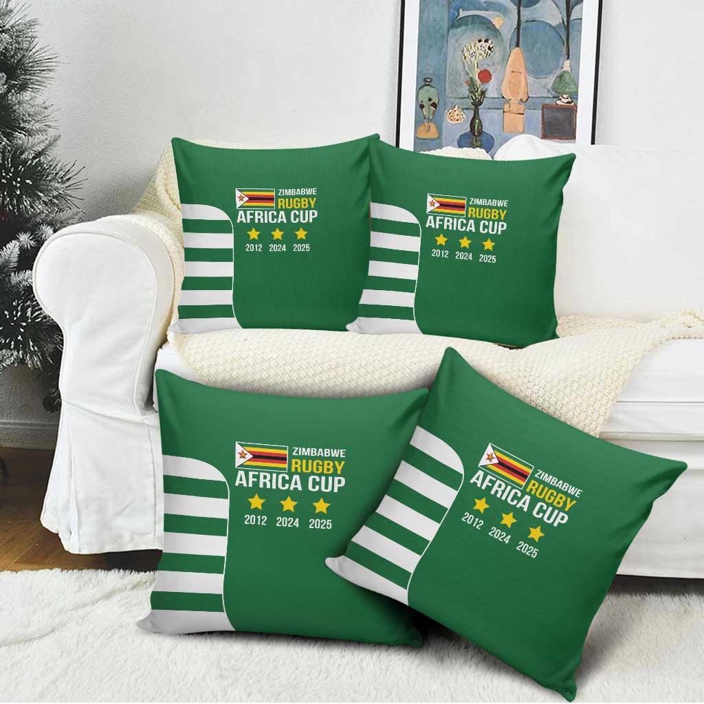 Zimbabwe Rugby History Champion Pillow Cover One For The History Sables