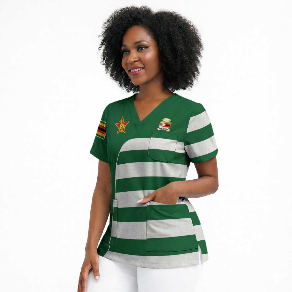 Zimbabwe Rugby History Champion Scrub Top One For The History Sables