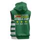 Zimbabwe Rugby History Champion Sleeveless Zip Hoodie One For The History Sables - African Pride