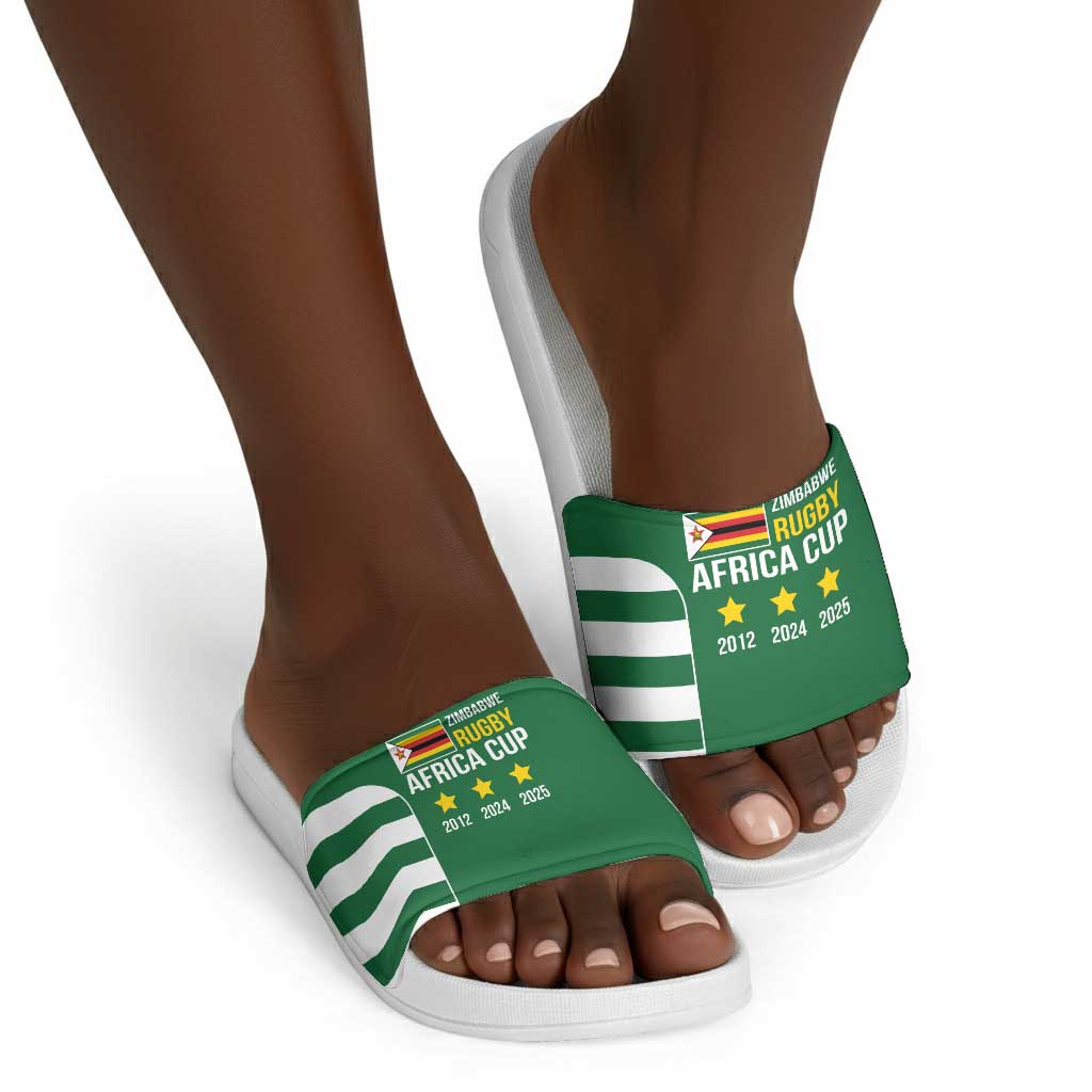 Zimbabwe Rugby History Champion Slide Sandals One For The History Sables