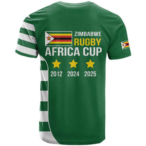 Zimbabwe Rugby History Champion T shirt One For The History Sables - African Pride