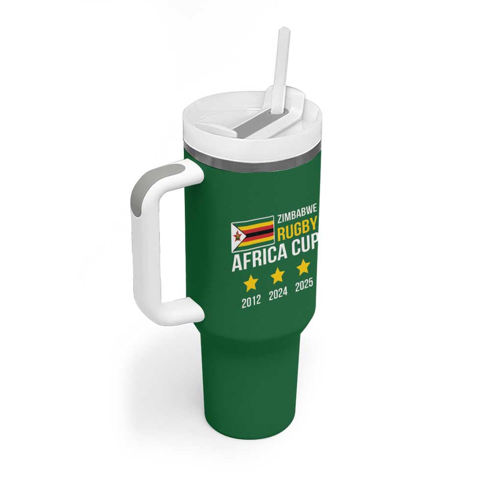 Zimbabwe Rugby History Champion Tumbler With Handle One For The History Sables - African Pride