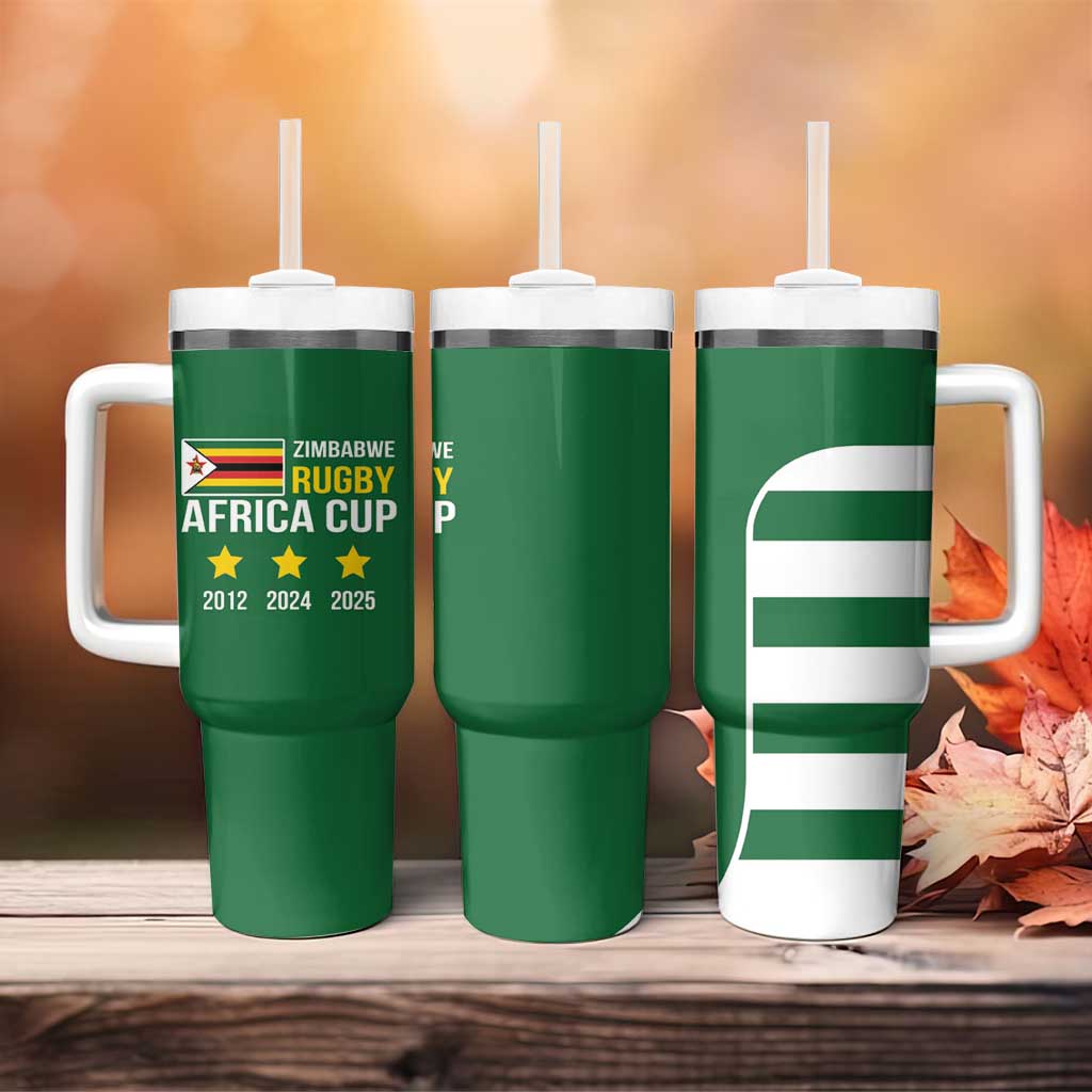 Zimbabwe Rugby History Champion Tumbler With Handle One For The History Sables - African Pride