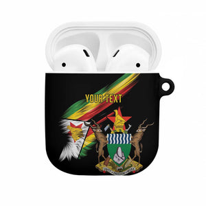 Personalized Zimbabwe Wings Flag AirPods Case Proudly Zimbabwean