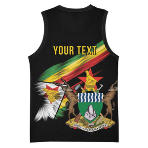 Zimbabwe Wings Flag Basketball Jersey Proudly Zimbabwean LT9