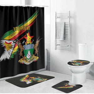 Personalized Zimbabwe Wings Flag Bathroom Set Proudly Zimbabwean