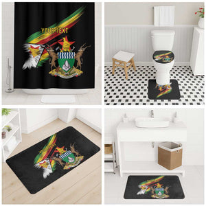 Personalized Zimbabwe Wings Flag Bathroom Set Proudly Zimbabwean