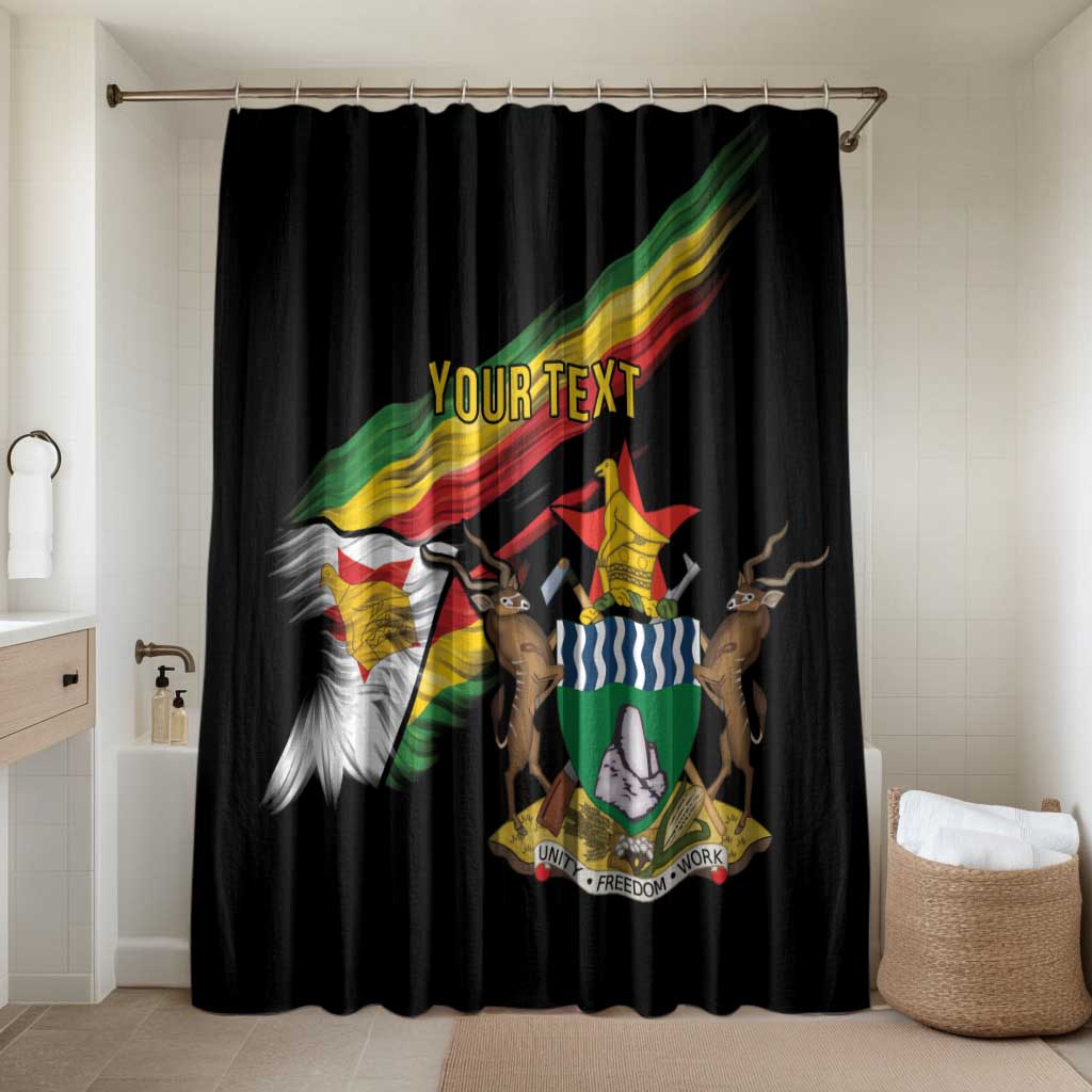 Personalized Zimbabwe Wings Flag Bathroom Set Proudly Zimbabwean