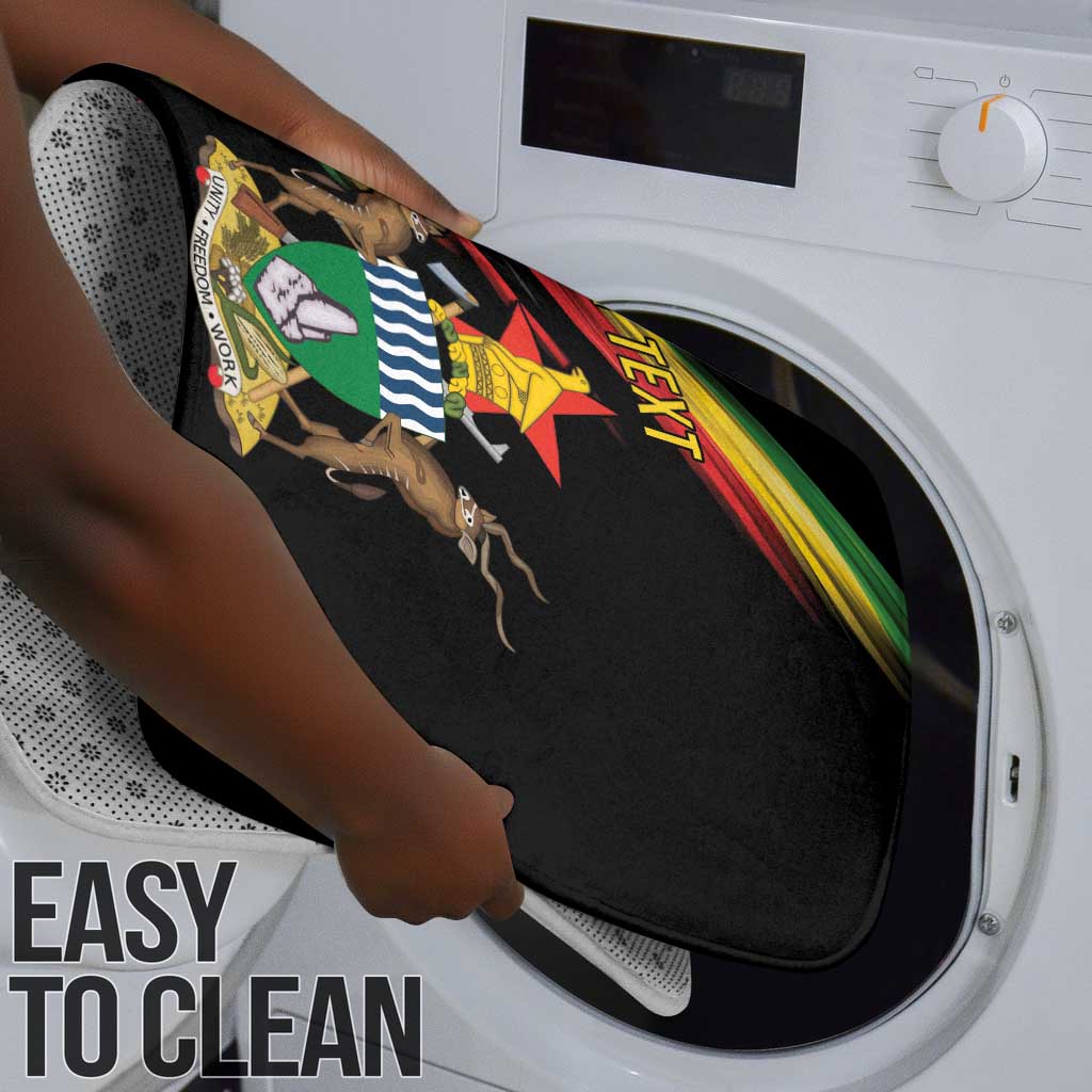 Personalized Zimbabwe Wings Flag Bathroom Set Proudly Zimbabwean