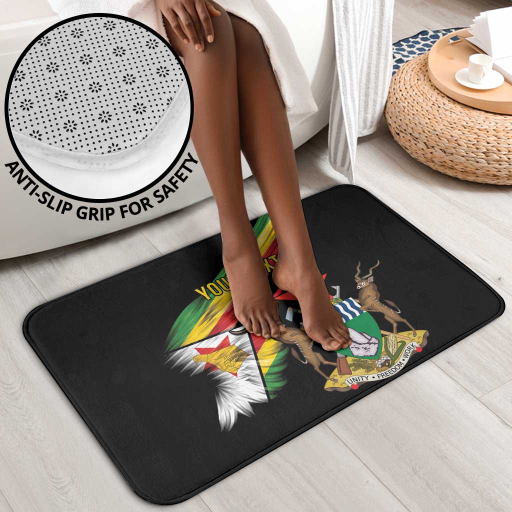 Personalized Zimbabwe Wings Flag Bathroom Set Proudly Zimbabwean