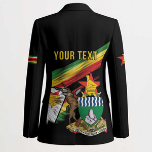 Personalized Zimbabwe Wings Flag Blazer Proudly Zimbabwean