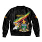 Zimbabwe Wings Flag Bomber Jacket Proudly Zimbabwean - African Pride
