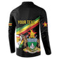 Zimbabwe Wings Flag Button Sweatshirt Proudly Zimbabwean