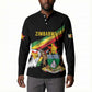 Zimbabwe Wings Flag Button Sweatshirt Proudly Zimbabwean